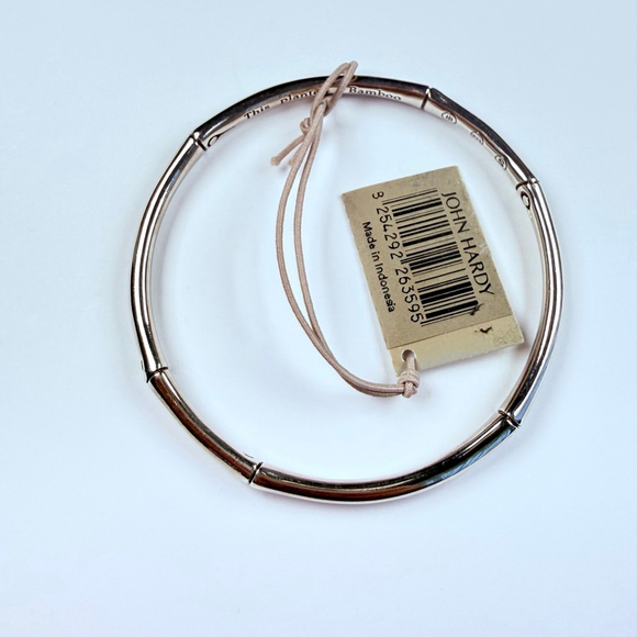 John Hardy Bamboo Slim Bangle Sterling Silver 925 Bracelet Brand New w/ Tag - Picture 2 of 9